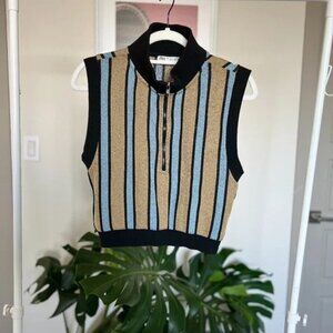 Zara Retro Striped Vest (as worn by Florence Pugh as Yelena Belova in Hawkeye)